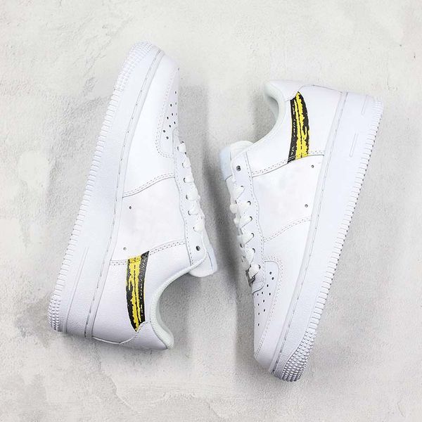new forced 1 07 skateboard shoes diy banana hook design men women black fashion comfortable outdoor trainer sneakers